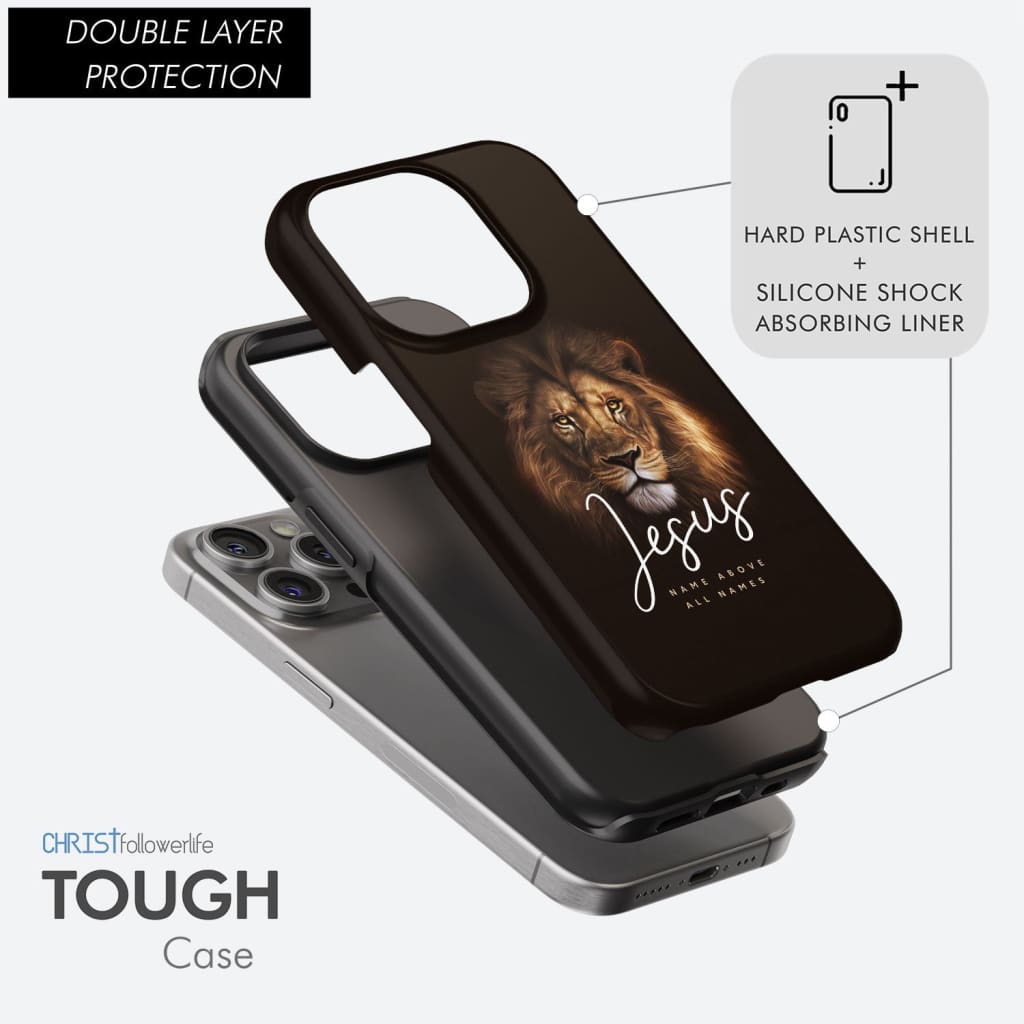 Jesus name above all names Christian phone case
