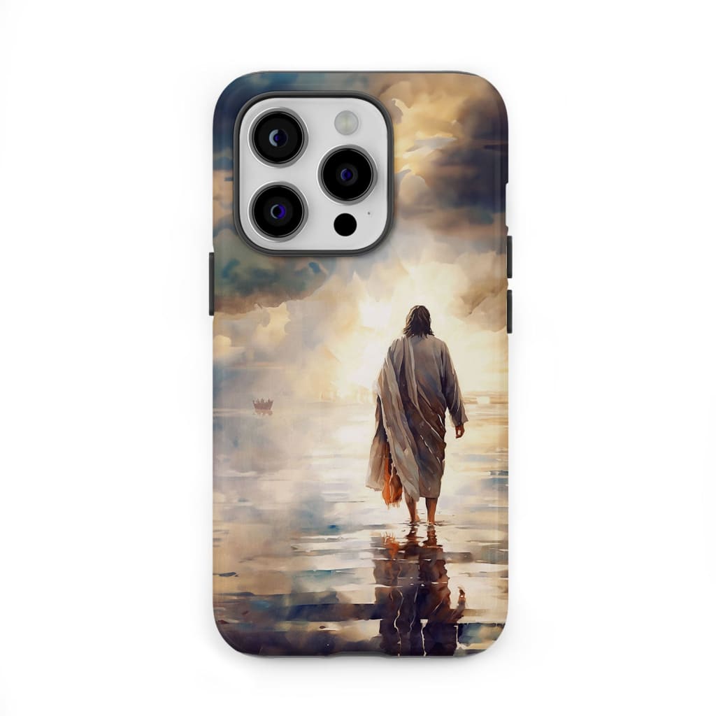 Jesus Walking on Water Phone Case
