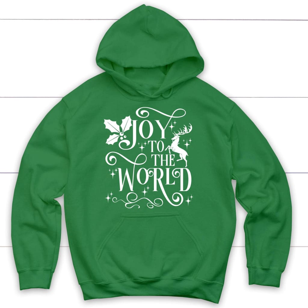 Christian Christmas Hoodie, Joy To The World Hoodie
