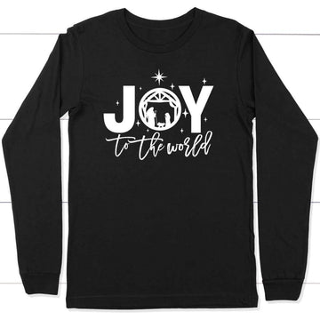 Joy To The World Christmas Christian Long Sleeve Shirt