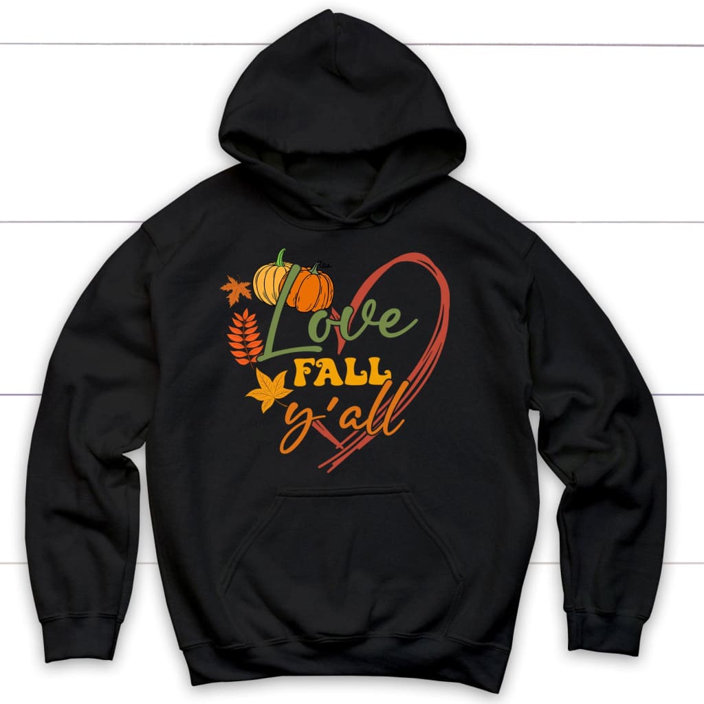 Love Fall Y'all Pumpkin Hoodie