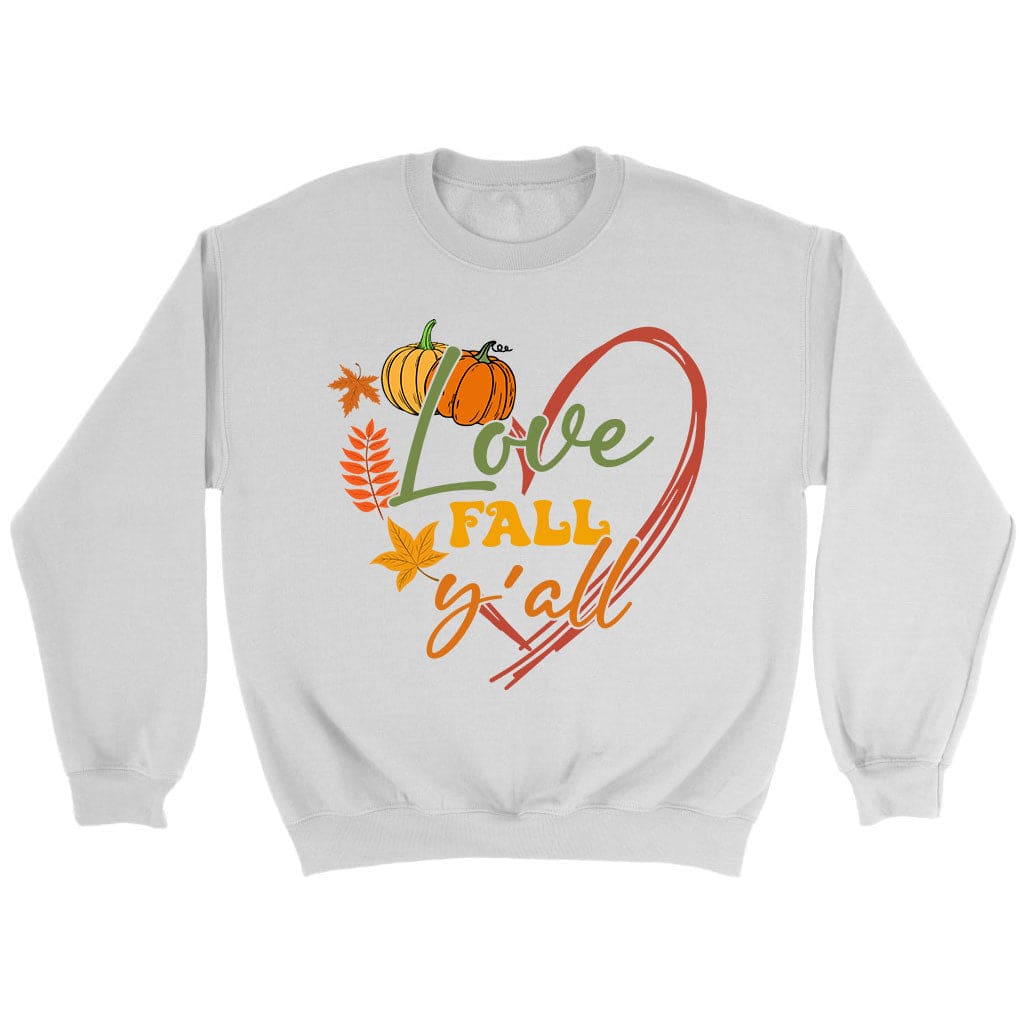 Love Fall Y'all Pumpkin Sweatshirt