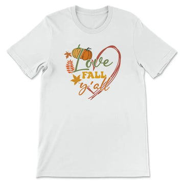 Love Fall Y'all Pumpkin T-shirt