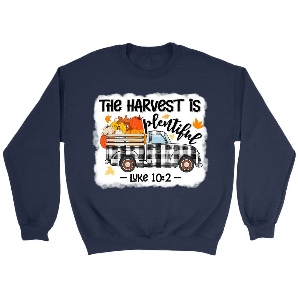 Luke 10:2 The Harvest is Plentiful, Pumpkin Truck, Sweatshirt