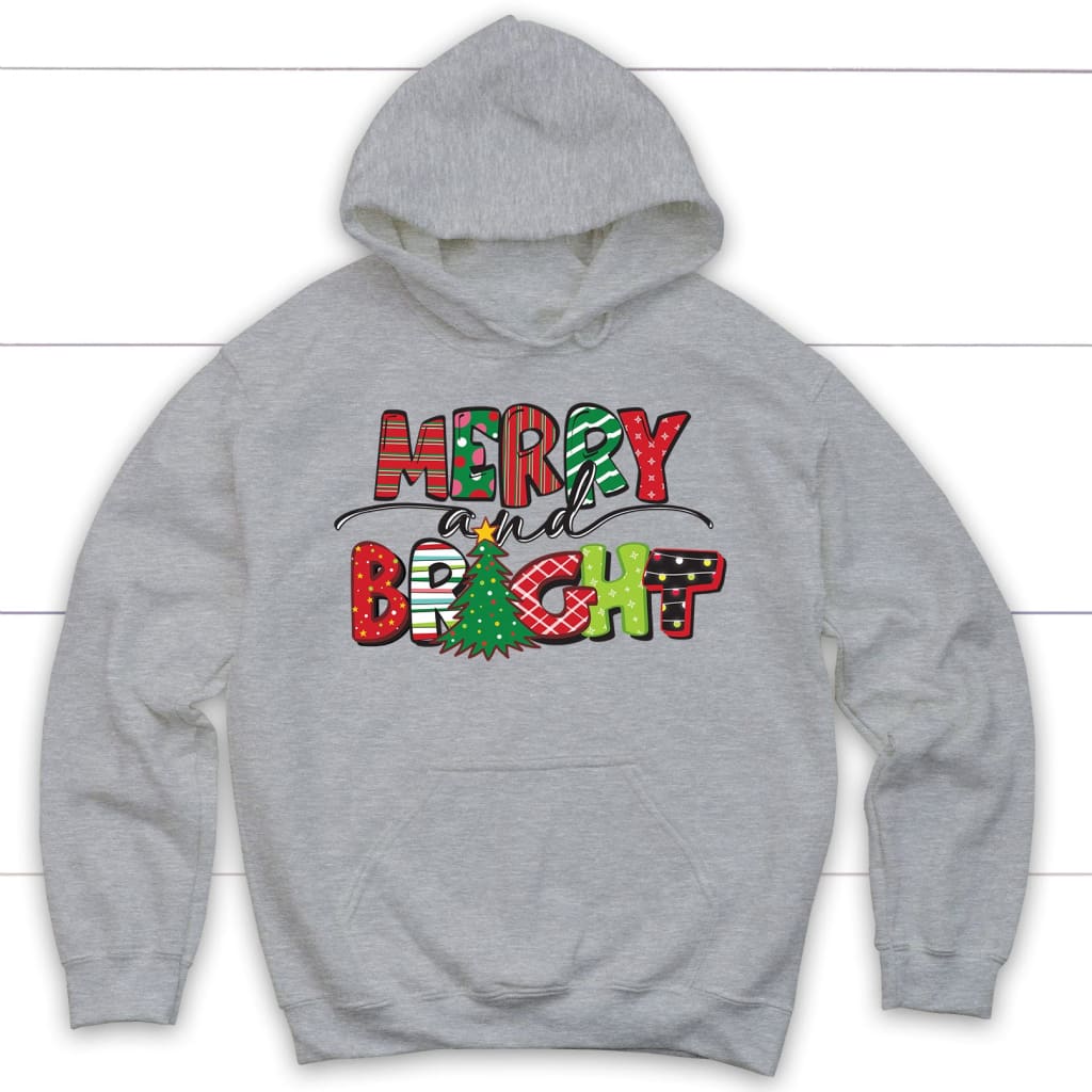 Merry And Bright Christmas Hoodie