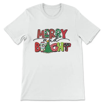 Merry And Bright Christmas T-shirt