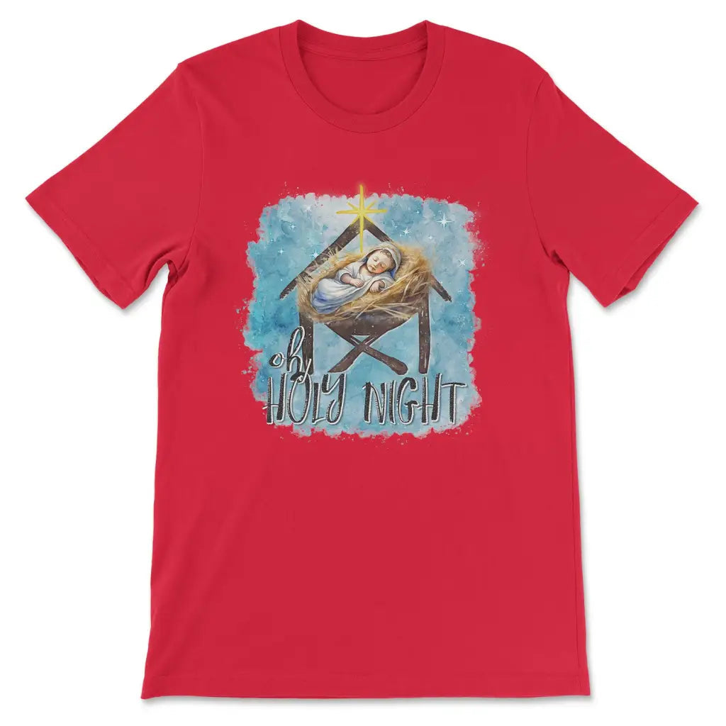 Oh Holy Night Christmas T-shirt