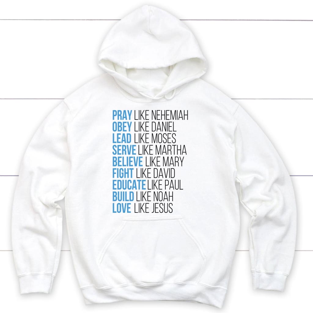 Pray Like Nehemiah Obey Like Daniel Christian Hoodie