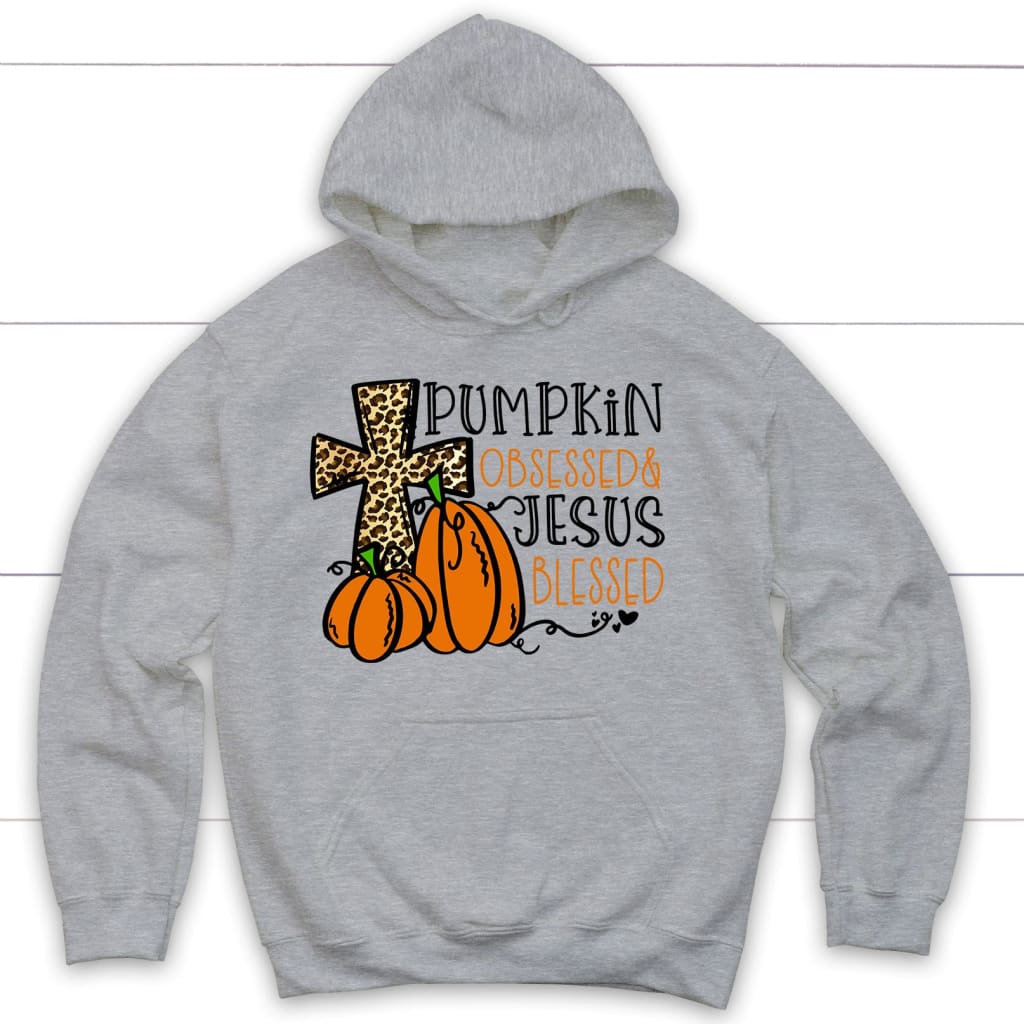 Pumpkin Obsessed Jesus Blessed Hoodie