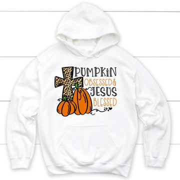 Pumpkin Obsessed Jesus Blessed Hoodie