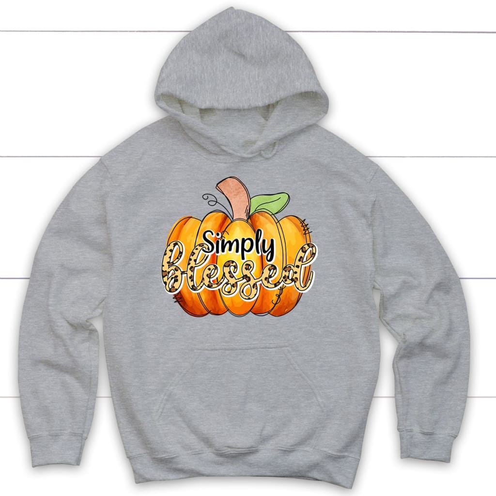 Simply Blessed Autumn Pumpkin Hoodie