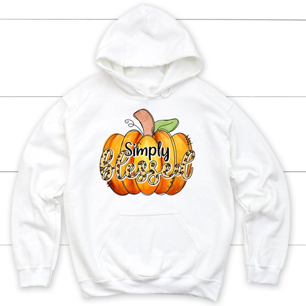 Simply Blessed Autumn Pumpkin Hoodie