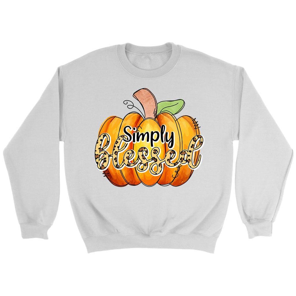 Simply Blessed Autumn Pumpkin Sweatshirt