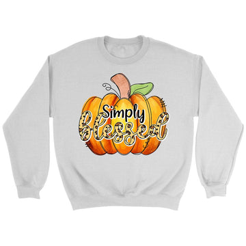 Simply Blessed Autumn Pumpkin Sweatshirt