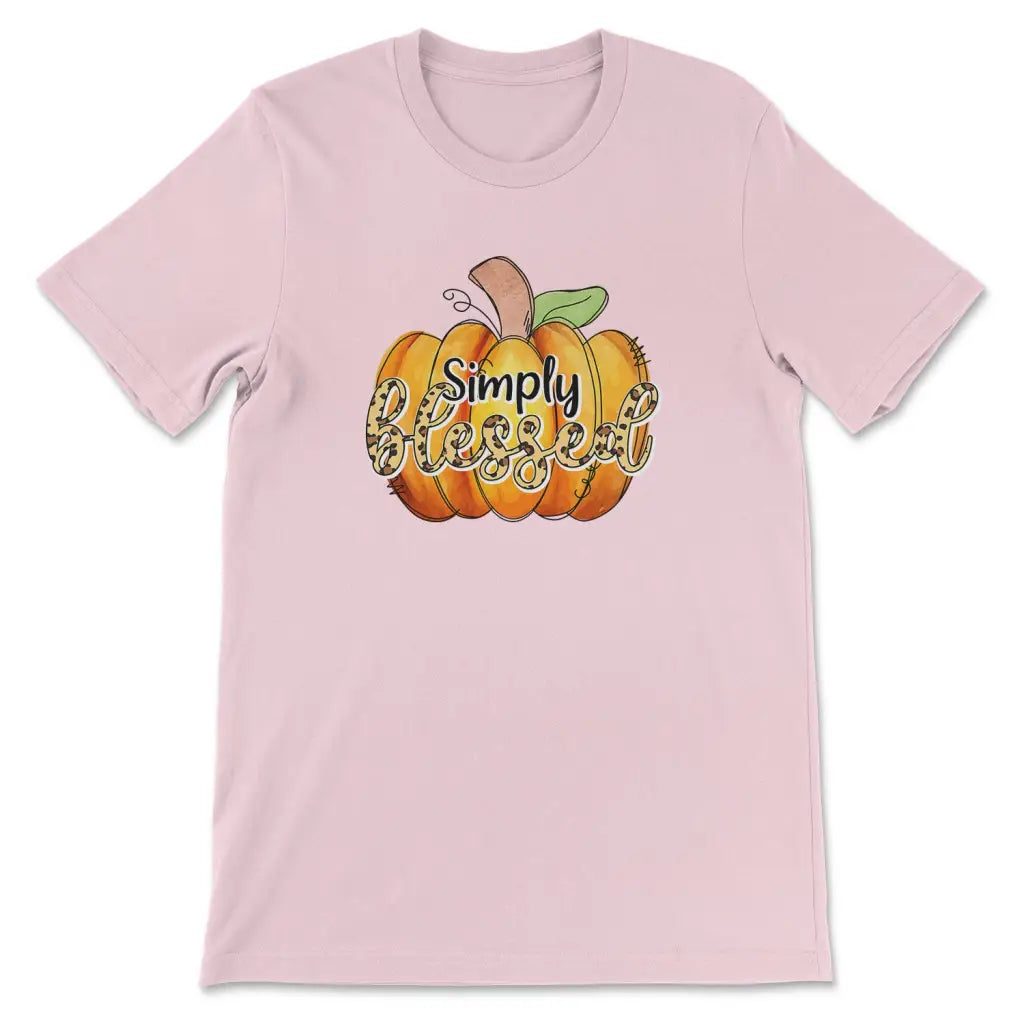 Simply Blessed Autumn Pumpkin T-shirt