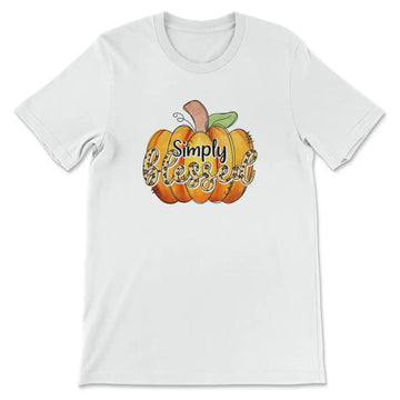 Simply Blessed Autumn Pumpkin T-shirt