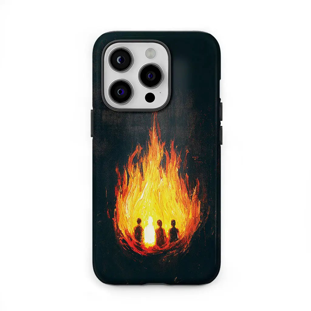The Fiery Furnace Phone Case (Shadrach, Meshach, Abednego with Son of God)
