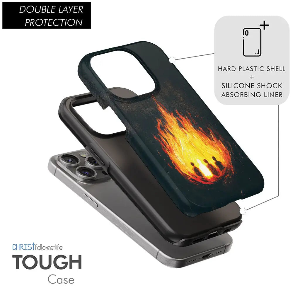 The Fiery Furnace Phone Case (Shadrach, Meshach, Abednego with Son of God)
