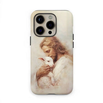The Good Shepherd – Jesus with Lamb Phone Case