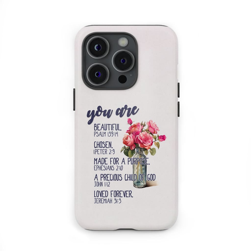 You Are Who God Says You Are, Bible Verses, Phone Case